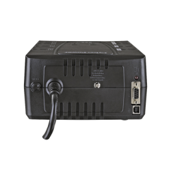 UPS de 825 VA/450 W, Topología Línea Interactiva, Entrada 120 Vca NEMA 5-15P, Tipo Gabinete Compacto, Con 8 Tomas NEMA 5-15R