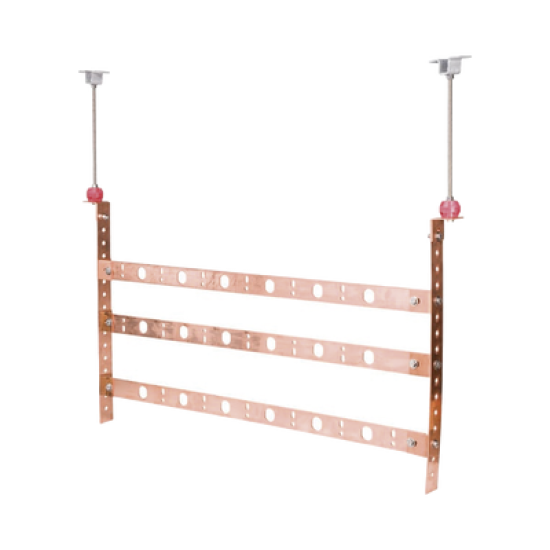 Montaje Para Barra de Tierra Universal Para Tres y Cuatro Barras de Tierra.