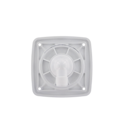 Regulador de presión de agua color blanco.