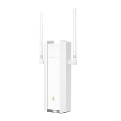 Punto de Acceso Omada Exterior / Wi-Fi 6 AX1800 MU-MIMO 2x2 / Mesh Omada / Alta Densidad de Usuarios / Carcasa Resistente IP67 / Configuración por Controlador o Stand-Alone / Para Montaje en Mástil/ Pared / Alimentación PoE+ 
