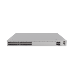 Switch de Distribución/Core Gigabit Administrable PoE Capa 3 / 24 puertos 1000/2.5Gbps (PoE) / 4 Puertos 10GE SFP+ Uplink / ERPS / Rutas Estáticas / iStack / PoE Perpetuo / 400W / Administración Nube Gratis