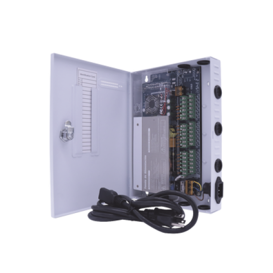 Fuente PREMIUM / 11-15 V / 18 canales / 30 A / Alta tecnología en seguridad / Doble ventilador / Hasta 1.85 Amperes por Salida / Filtro de Ruido por canal / Diseño de alta gama.