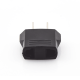 Adaptador de enchufe europea a americano, Calidad PREMIUM @ 6 A ; 110 - 250 Vca