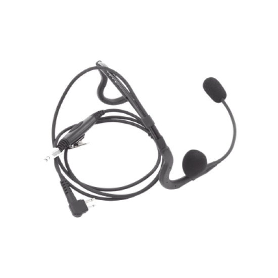 Diadema por detrás de la cabeza con boom flexible para radios TC-500/ 518/ 600/ 610/ 700 y para Modelos GP300/ SP-50/ P1225/ PRO3150/ MAG ONE/ EP450/ EP350