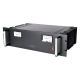 Fuente de poder  13.8Vcc, 35A, lineal regulada con circuito cargador de baterías, para instalación en rack