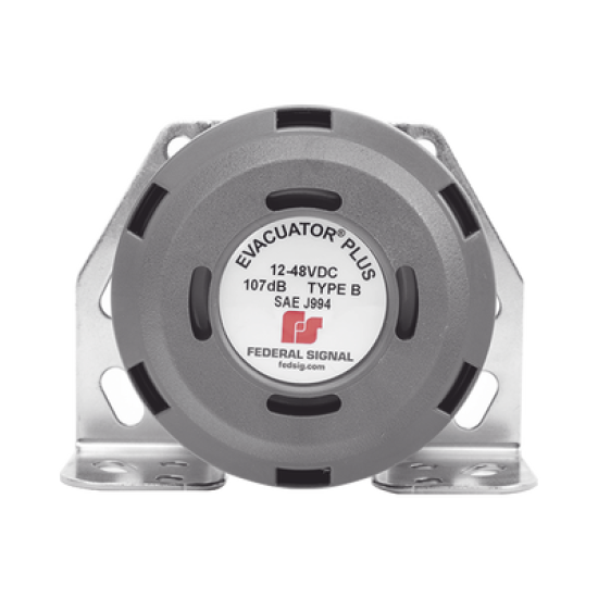 Alarma de Reversa Vehicular y Sirena de Evacuación, 12-48 Vcc, 107 dB 