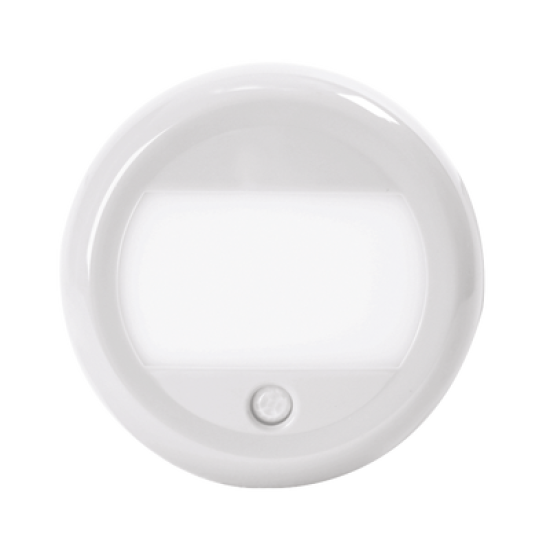 Luz de cortesía circular LED para iluminación de interiores con sensor de movimiento PIR 