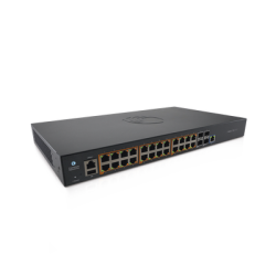 Switch cnMatrix EX2028-P capa 3 de 28 puertos (24 PoE Gigabit 802.3af/at, 4 SFP+) administración desde la Nube (MX-EX2028PxB-U)