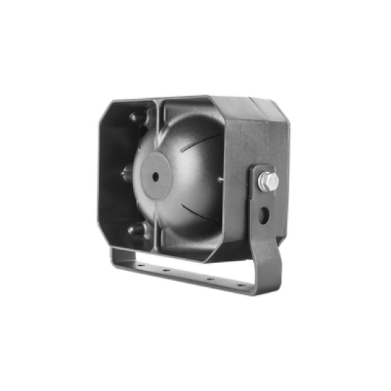 Bocina Compacta de uso rudo, 100 Watts de Potencia, Ideal para vehículos de encubierto, 8 Ohms de Impedancia