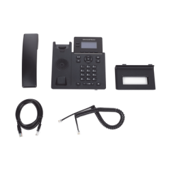 Teléfono IP Grado Operador, 2 líneas SIP con 4 cuentas, PoE, codec Opus, IPV4/IPV6 con gestión en la nube GDMS