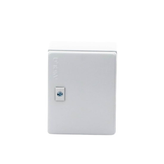 Gabinete de Acero / Nema 4 -IP 66 de 20 x 25 x 15 cm / Platina y certificado UL.