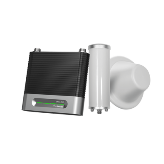 KIT Amplificador de Señal Celular 4G/ 3G, OFFICE 100 | Mejora la Señal Celular de Múltiples Operadores | Cubre áreas de hasta 3000 metros cuadrados