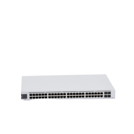 UniFi Switch USW-48-POE, Capa 2 de 48 puertos (32 puertos PoE 802.3af/at + 16 puertos Gigabit) + 4 puertos 1G SFP, 195W, pantalla informativa