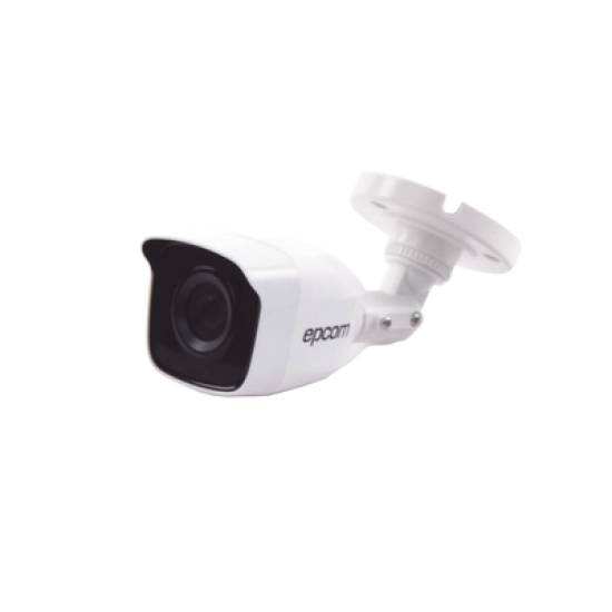 Bala TURBOHD 2 Megapíxeles (1080p) / Gran Angular 103° / Lente 2.8 mm / IR EXIR Inteligente 20 mts / Exterior IP66 / dWDR / TVI-AHD-CVI-CVBS / Policarbonato