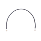 Jumper de 83 cm. con Cable Coaxial LMR400 conectores N en Ambos Extremos.