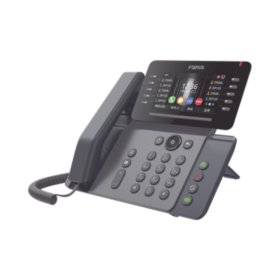 Teléfono IP Empresarial Esencial WiFi / Bluetooth, 20 líneas SIP, pantalla a color 4.3