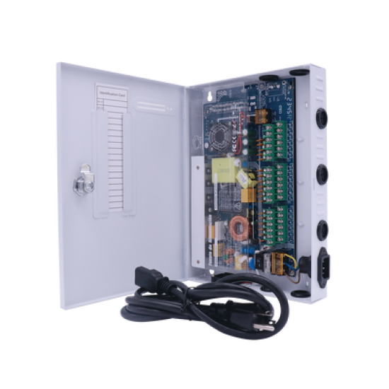 Fuente PREMIUM / 11-15 V / 18 canales / 20 A / Alta tecnología en seguridad / Doble ventilador / Hasta 1.8 Amperes por Salida / Filtro de ruido por canal / Diseño de alta gama.