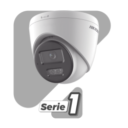 [Dual Light] Turret IP 6 Megapixel / Lente 2.8 mm / 30 mts IR + 30 mts Luz Blanca / Micrófono Integrado / ACUSENSE Lite / Exterior IP67 / H.265 / PoE / ONVIF / Micro SD
