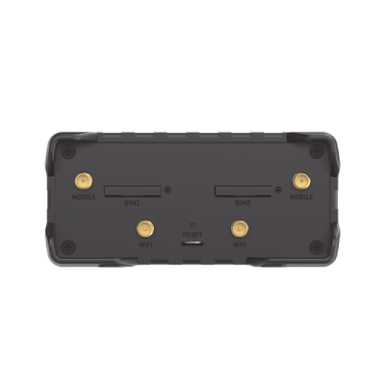 Router LTE dual SIM, 4 puertos Ethernet, conectorizado, Bandas B1, B2, B3, B4, B5, B7, B8, B28, B66