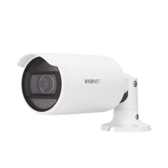 Cámara IP Tipo Bala 4 Megapíxel / Lente 4mm / IR 25M / WDR 120db / IP66 / H.265 & WiseStream / modo pasillo / POE 802.3af