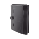 Cierre de Empalme para 24 fusiones de fibra óptica, Interior/Exterior, con 8 acopladores SC/APC y splitter 1x8 SC/APC Incluido, IP65
