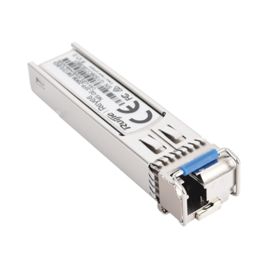 Transceptor Industrial BIDI Monomodo SFP 1G (Lado A), hasta 20 Kilómetros, TX 1310 / RX 1550, soporta Temperaturas de -40° a 85° C