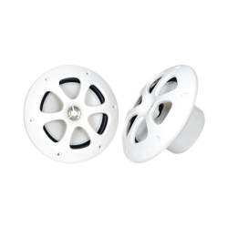 Par de altavoces fabricado en grado marinos en color blanco de 6.5