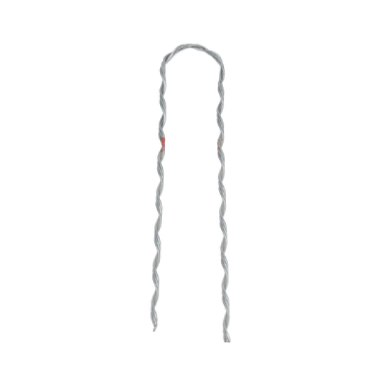 Remate Preformado para Fibra Óptica Figura 8, Span 100 m, para mensajero de acero con diámetro Φ 3.6  mm