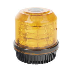 Burbuja brillante de 12 LEDs, color ambar, montaje fijo