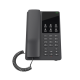 Teléfono IP Hotelero, 2 líneas SIP con 2 cuentas, codec Opus, IPV4/IPV6, color negro, con gestión en la nube GDMS