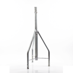 Tramo de Remate / Copete, tubo industrial 1 1/4