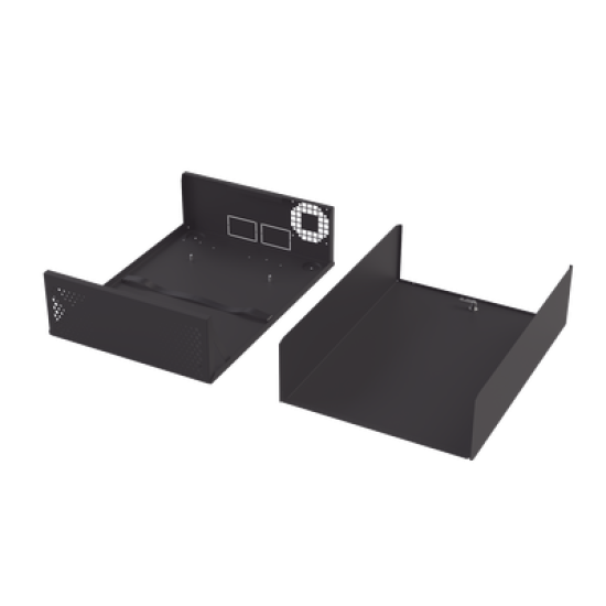 Gabinete Metálico para DVR/NVR con Chapa y llave. 