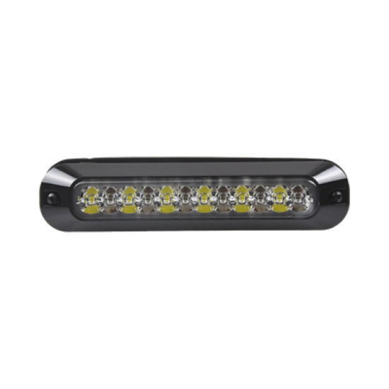 Luz perimetral , 12 LEDs Ultra Brillantes, color Rojo / Claro