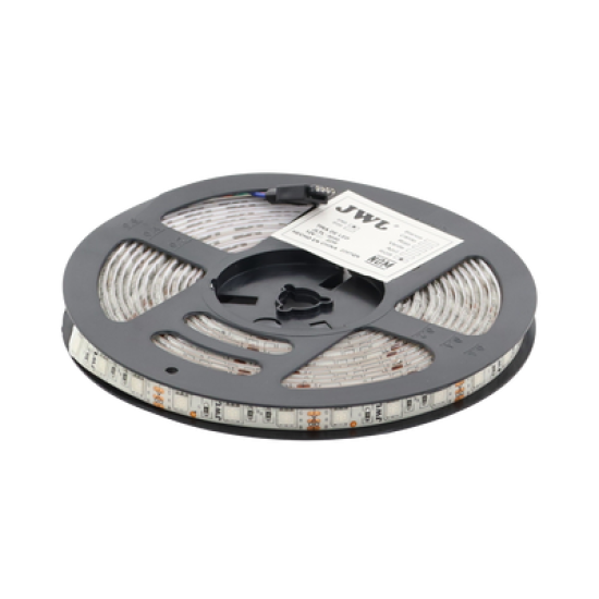 Tira Led Multicolor de 5 m / Uso Exterior / Potencia 22 W / 900 lm/ 12 V CD / Necesario transformador  (No incluido).