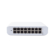 Switch UniFi Lite Administrable PoE de 16 Puertos 10/100/1000 Mbps (8 puertos 802.3af/at), 45 W 