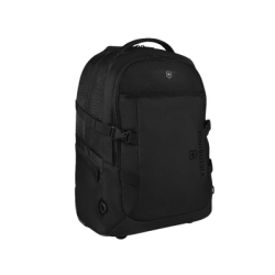 Mochila VX Sport EVO con Ruedas, Mango Telescópico y Correas al Hombro. Fabricada en Poliéster Negro repelente al Agua. Backpack on Wheels.