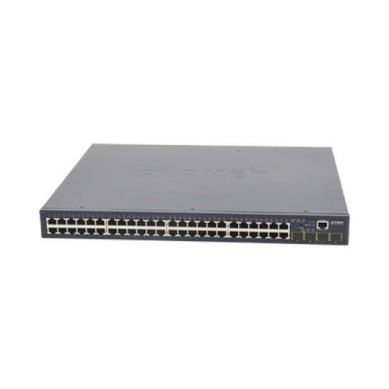 Switch Administrable Capa 2 de 48 Puertos Gigabit 10/100/1000T, 4 Puertos SFP 100/1000X