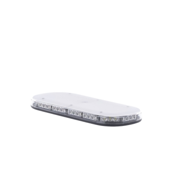 Mini barra de 42 LED, ámbar/blanco, 15 Pulgadas, SAE, Montaje Fijo Con Tornillos, 12-24 Vcd, Lente transparente