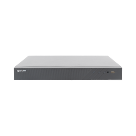 DVR 32 Canales TurboHD + 8 Canales IP / 5 Megapixel Lite - 3K Lite / Acusense (Evita Falsas Alarmas) / Audio Bidireccional / 2 Bahías de Disco Duro / H.265+ / Salida de Video en Full HD
