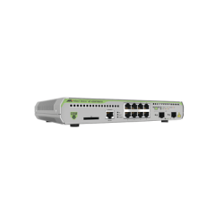 Switch Administrable CentreCOM GS970M, Capa 3 de 8 Puertos 10/100/1000 Mbps + 2 puertos SFP Gigabit