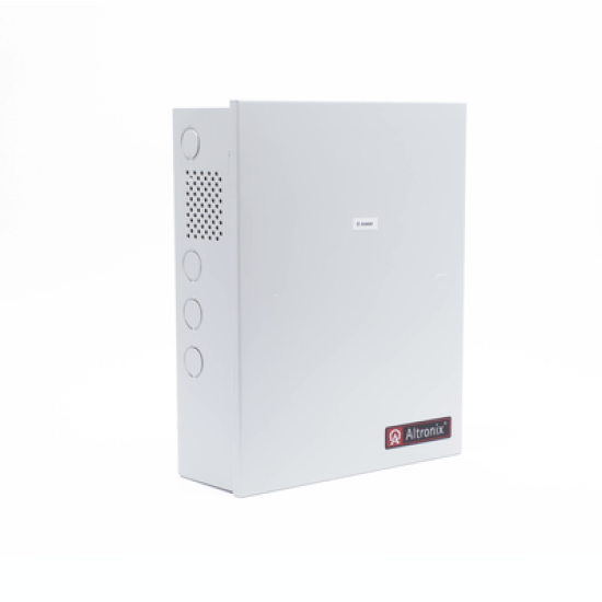 12 Vcc @ 10 A / Fuente tipo control / 16 salidas / capacidad de baterías de respaldo / Requiere batería.