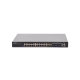 Switch Administrable L3 Stacking 10/100/1000T 24 puertos PoE802.3at, 4 puertos 10G SFP+ 370 W
