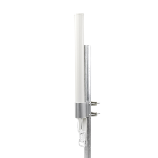 Antena omnidireccional, potente cobertura de 360°, doble polaridad MIMO 2x2, frecuencia 2 GHz (2.35-2.55 GHz) de 10 dBi