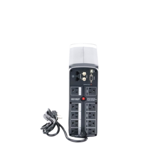 UPS de 1350 VA/815 W, Topología Línea Interactiva, Entrada 120 Vca NEMA 5-15P, Tipo Mini Torre, Con 10 Tomas NEMA 5-15R