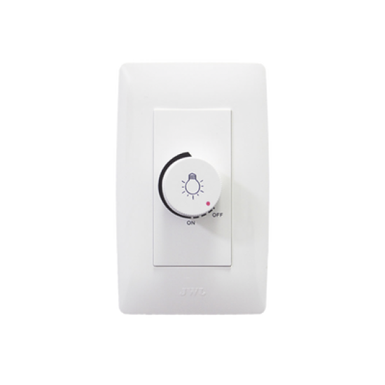 Dimmer Rotativo para Lámpara Incandescentes / 300 W 127 V CA / Color Blanco.