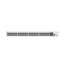 Switch de Distribución/Core Gigabit Administrable  Capa 3 / 48 puertos 10/100/1000 Mbps  / 4 Puertos 10GE SFP+ Uplink / ERPS / Rutas Estáticas / iStack / Administración Nube Gratis