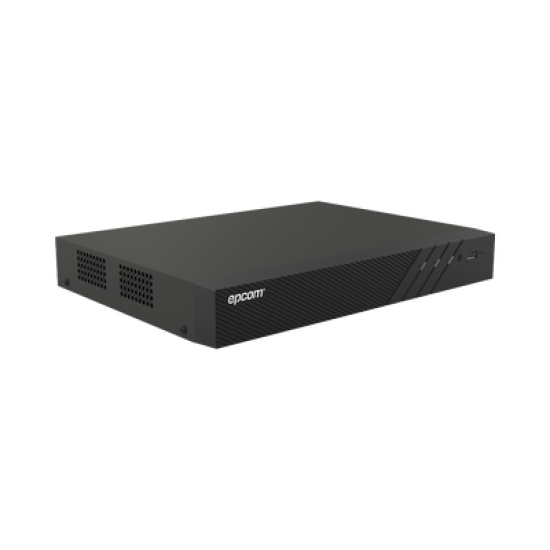 DVR 16 Canales TURBOHD + 16 Canales IP / 8 Megapixel (4K) / Audio Bidireccional/ ACUSENSE / Reconocimiento Facial / 2 Bahías de Disco Duro / Salida de Video en 4K / H.265+