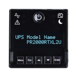 UPS de 2200 VA/2200 W, Topología Línea Interactiva, Entrada 120 Vca NEMA L5-30P, Onda Senoidal Pura, Torre o Rack 2 UR, Con 8 Tomas NEMA 5-20R