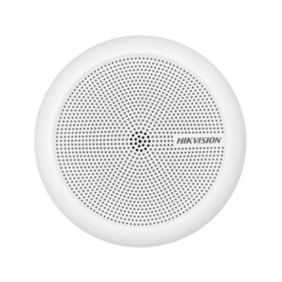 Micrófono Omnidireccional (360°) / Uso en Interior / Preamplificado para CCTV / Cancelación de Ruido Ambiental / Uso en Techo - Pared - Escritorio / Alcance de 5 Metros