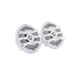 Par de altavoces fabricados en grado marinos en color blanco de 6.5